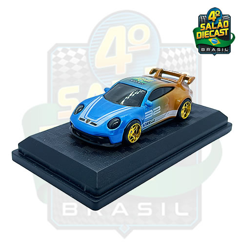 Hot Wheels customizada por Kendu Kustoms / Porsche 911 GT3 / Versão Regular / Brinde VIP